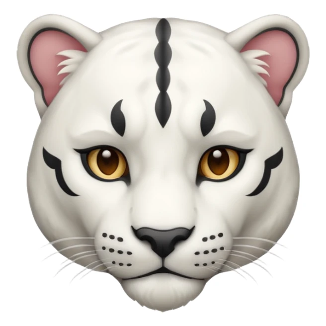 white panther emoji. As one would see on discord, that looks like Samuel Ayers from "The Smoke Room". sticker