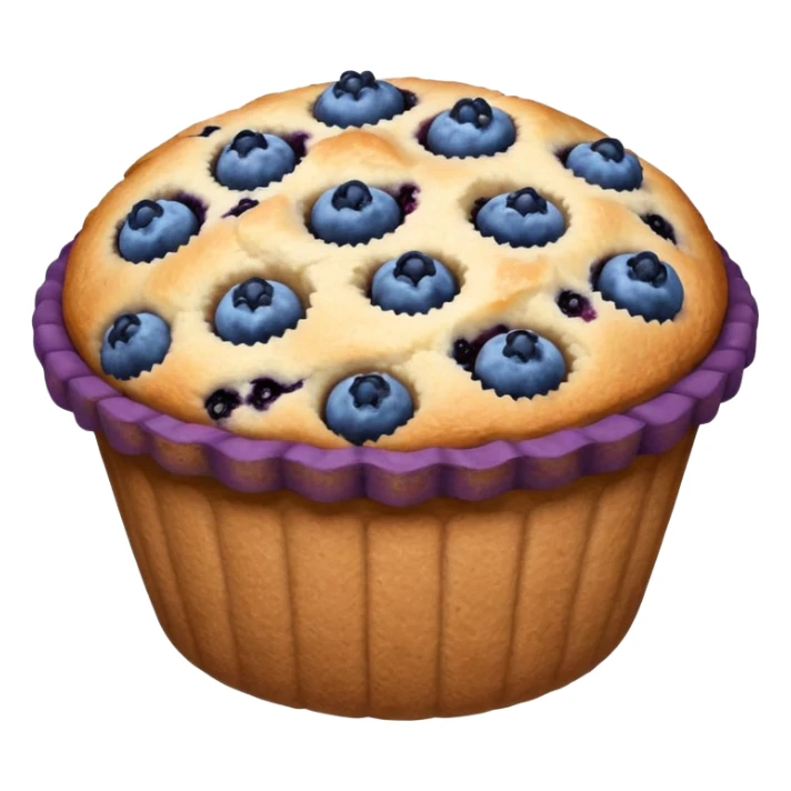 Basket of blueberry muffins sticker
