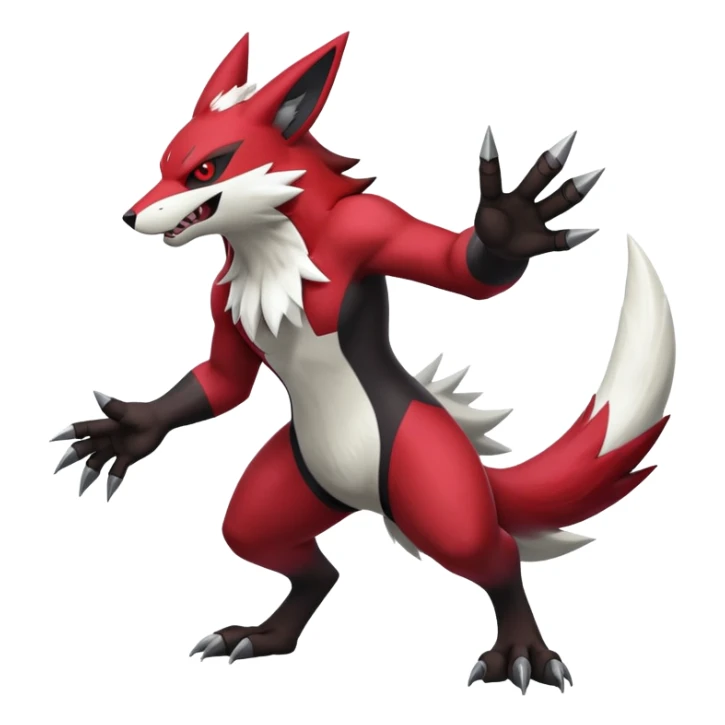 Shiny Zangoose-Obstagoon-Hybrid (full body) sticker