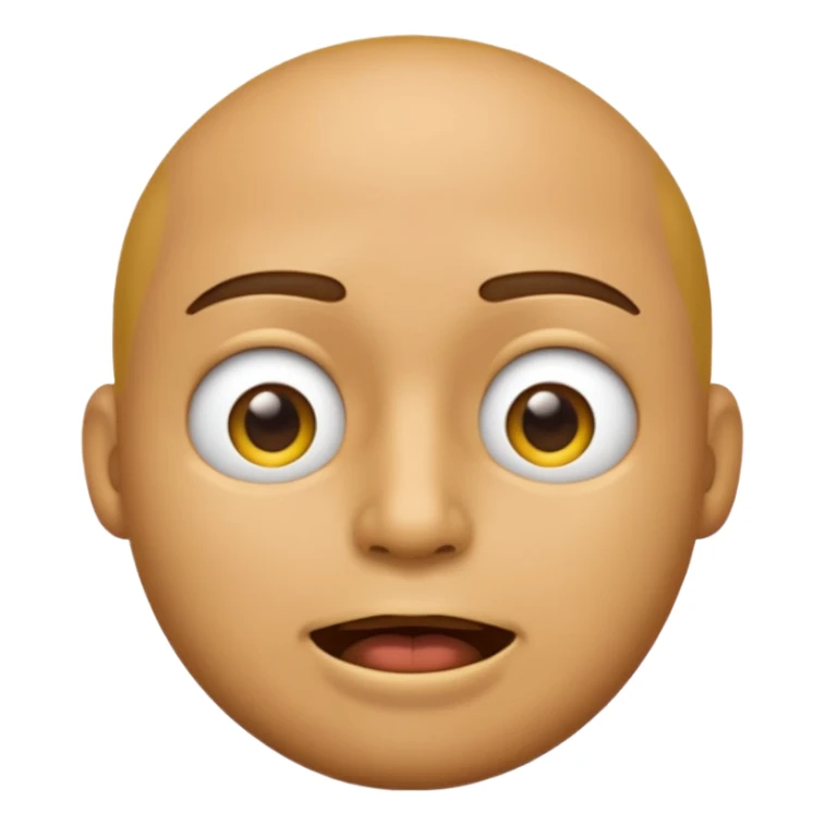 a yellow male emoji with a closed mouth sticker