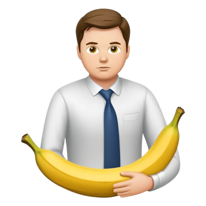 JD Vance slipping on a banana peel sticker