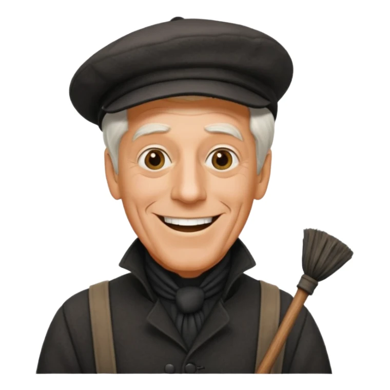 Dick Van Dyke chimney sweep  for discord  sticker