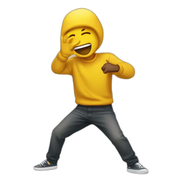 Quelqu’un qui fait un Dab sticker