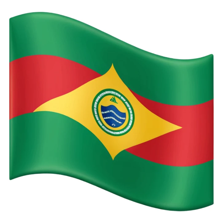 A bandeira do estado do Rio Grande do Sul, Brasil sticker