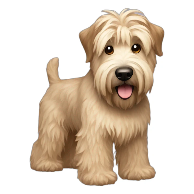 shaggy wheaten terrier sticker