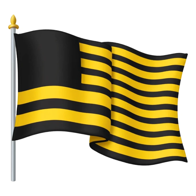 Le drapeau breton sans personne et comme un emoji du type "🇩🇿" sticker