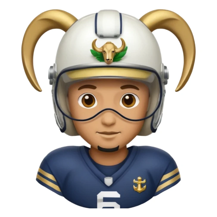 Naval academy football goat emoji sticker