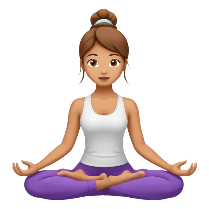 beautiful girl doing yoga  sticker