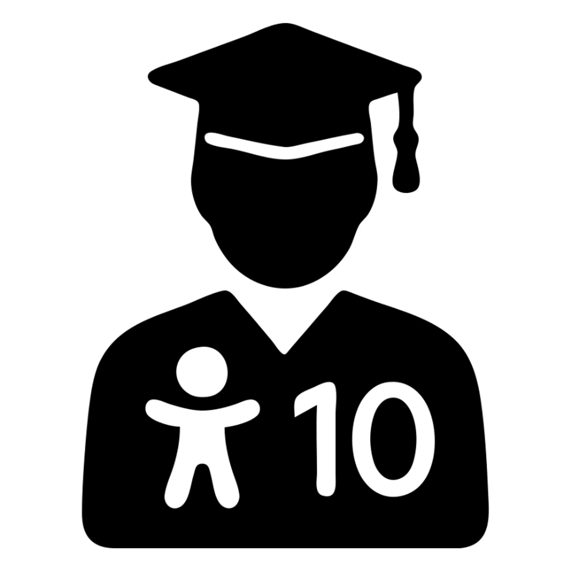 A graduated student of pedagogical college after 10 years sticker