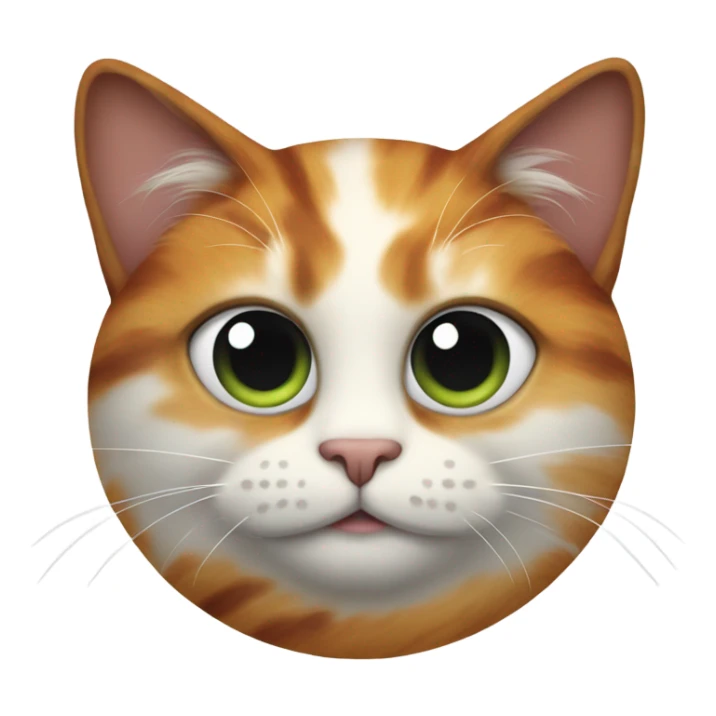 cat in the form of a planet sticker