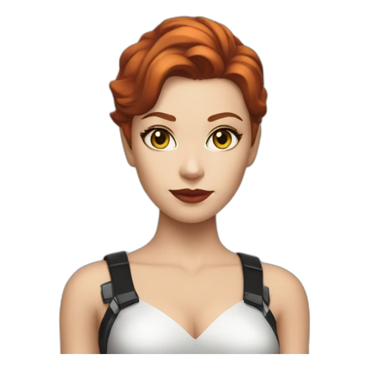 cat in avengers’ black widow suit full body sticker