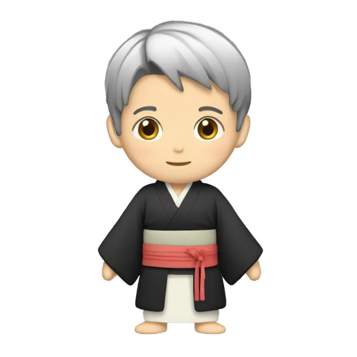 1boy, kimono, full body, japanese  sticker