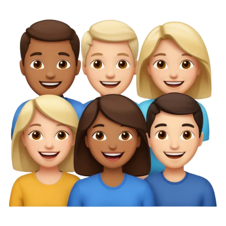 a group of people sticker