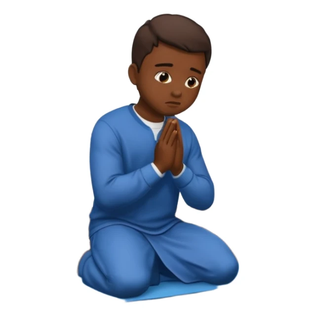 A biblical illustration of Daniel kneeling praying in his upper room. sticker