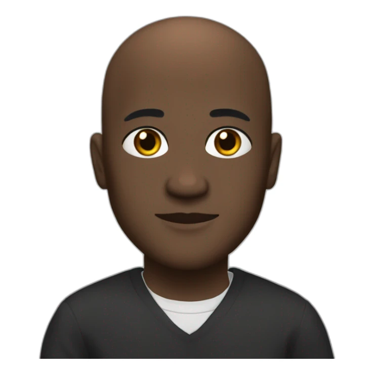 Maurice N Leacock bald, dark-skinned and 53 sticker