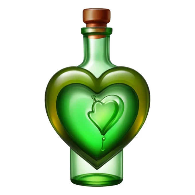 Heart of bottles of Jameson sticker