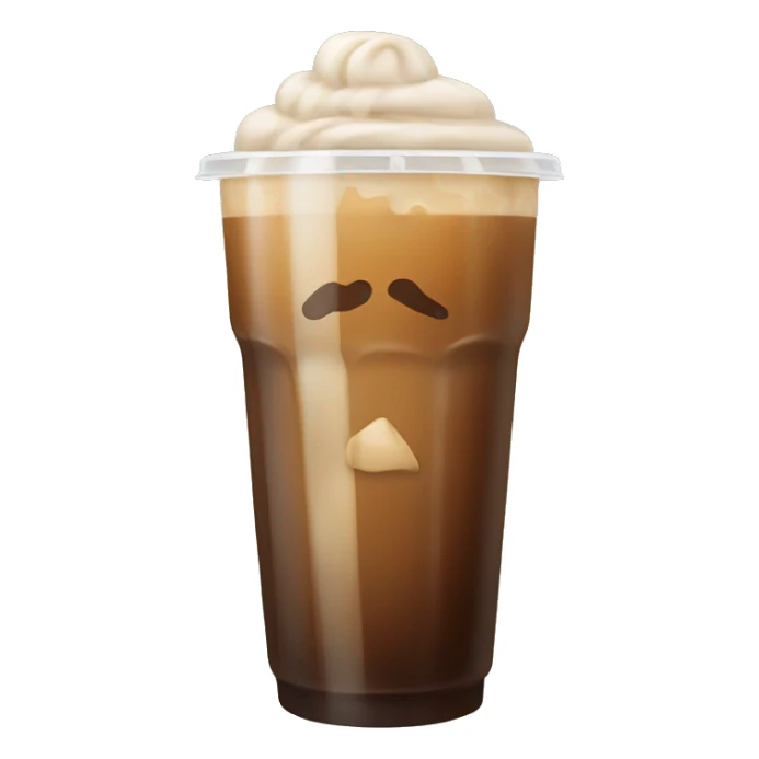 Iced coffee sticker