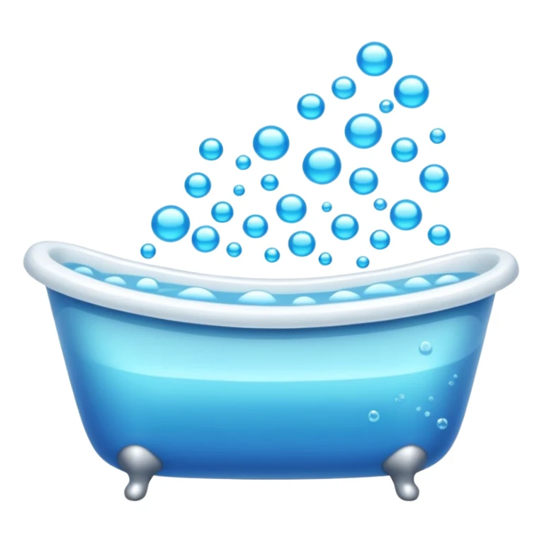 Bathtub full of water sticker