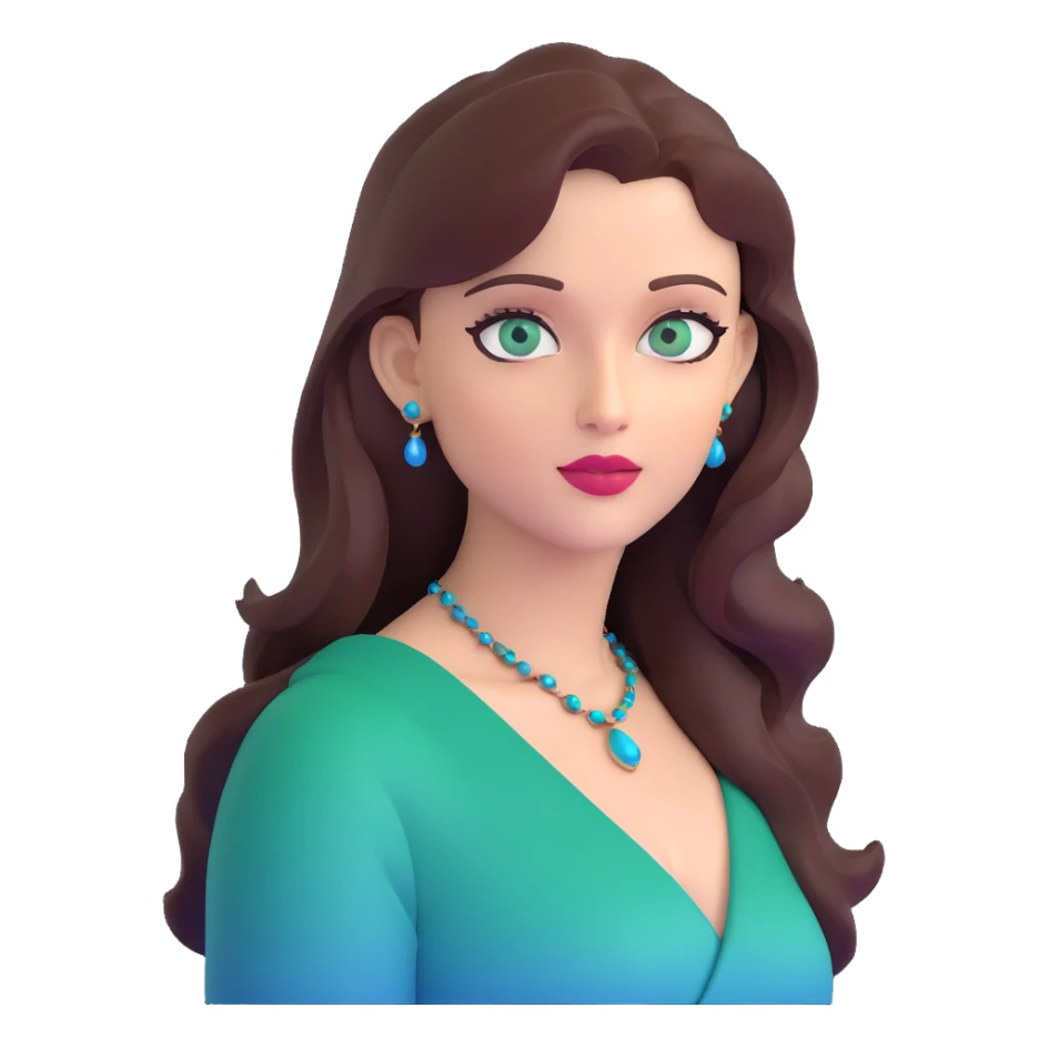 Aishwarya Rai, famous Indian actress with blue-green eyes sticker