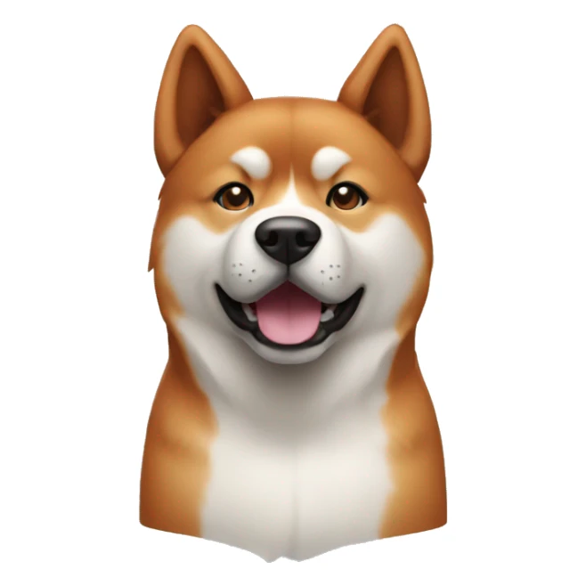 red dog akita inu sticker