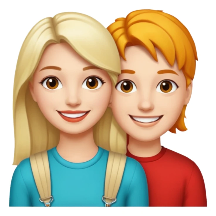 Mia Kalina avec le chanteur jul sticker