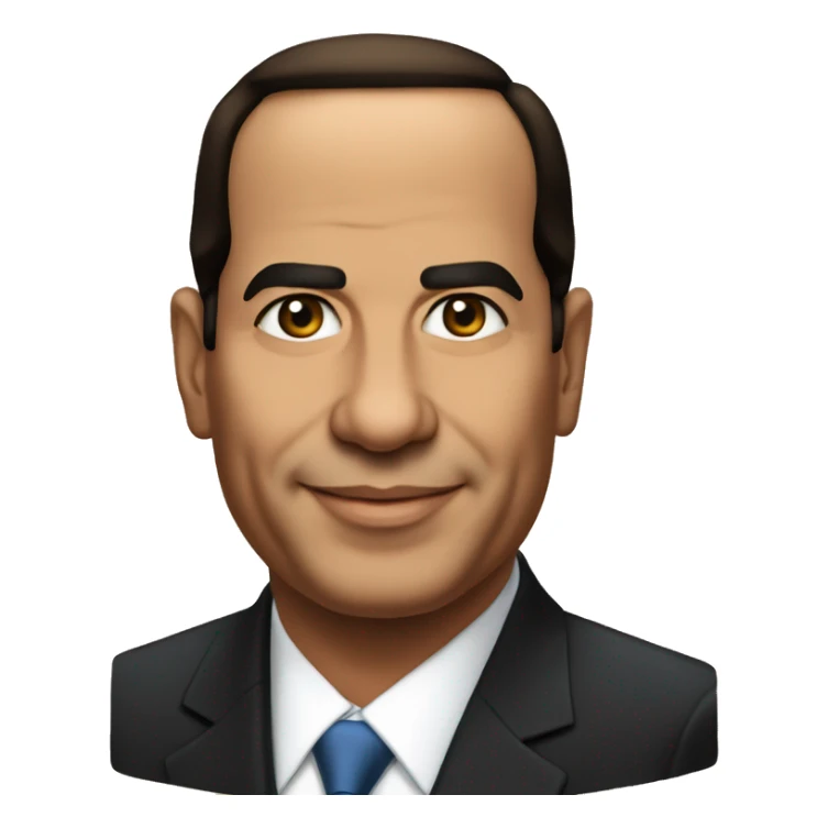 Egypt president Abdelfattah Sisi sticker