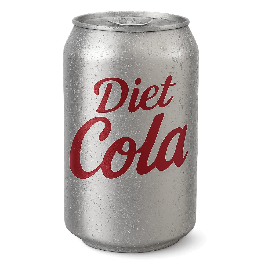diet cola sticker