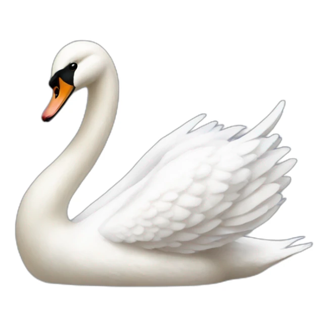 Swan sticker