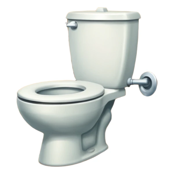 Wooden sign, toilet sticker