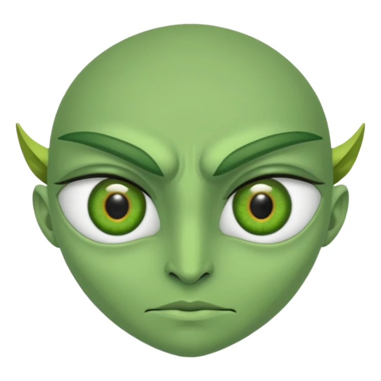 close up looking into the green eye of a greenhawk sticker