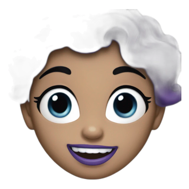 ursula from little mermaid sticker