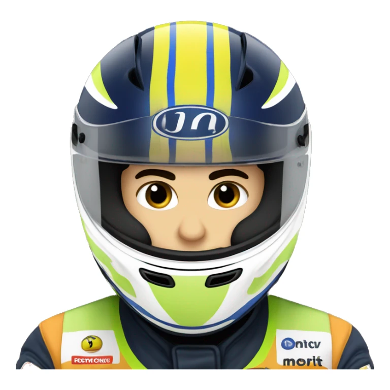 lando norris racing helmet sticker
