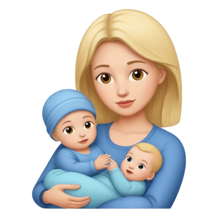 Mother and baby  sticker