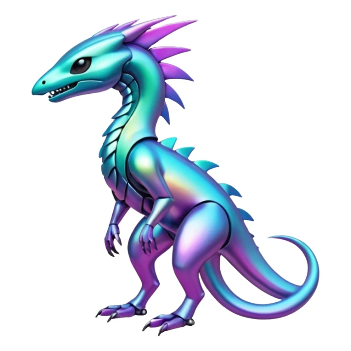 Futuristic Modern Epic Edgy Fakémon-creature-hybrid Full Body sticker