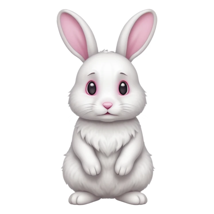 full body rabbit sticker