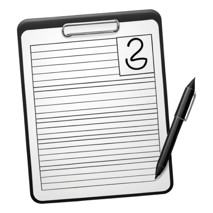 outline notes sticker