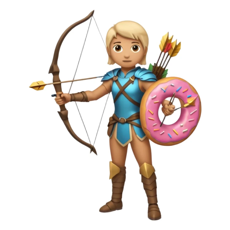 Donut Archer full body sticker
