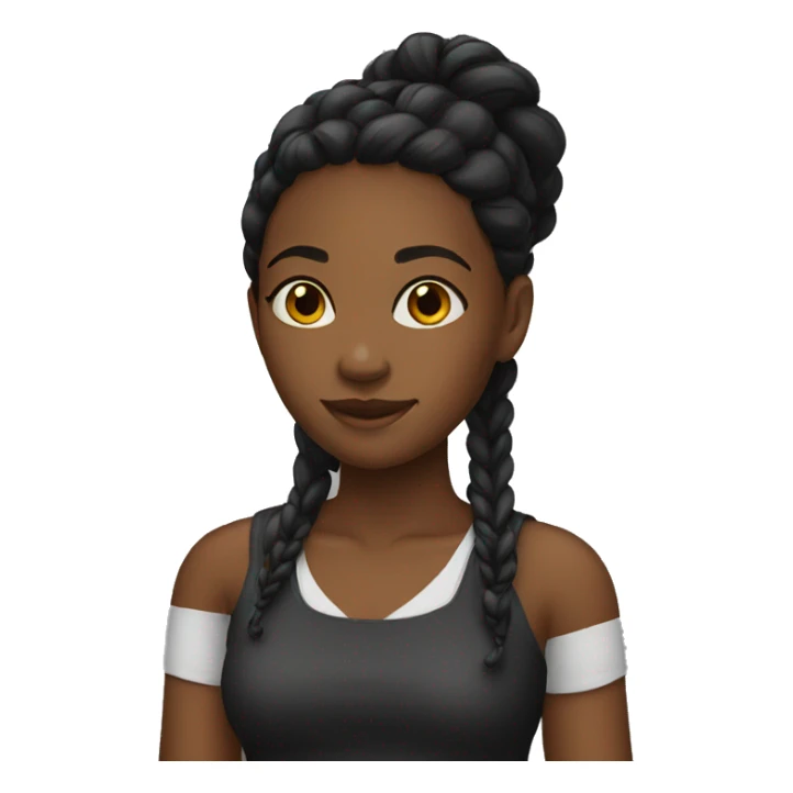 Jamaican girl sticker