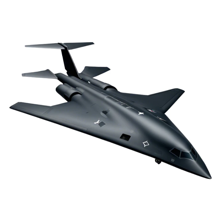 B-2 Spirit bomber - Northrop B-2 (Model Year: 2021) (Iconic colour: Stealth black) sticker