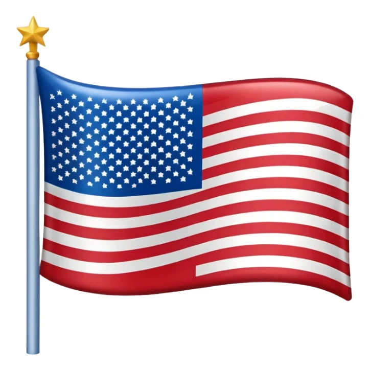 quiero un emoji de USA con su bandera sticker