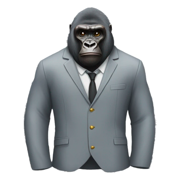 Gorilla suit sticker