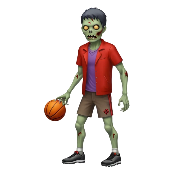 sportmen zombie full body sticker