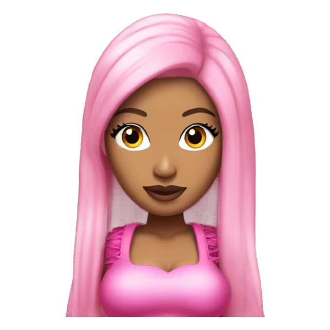 nicki minaj in pink cute outfit sticker