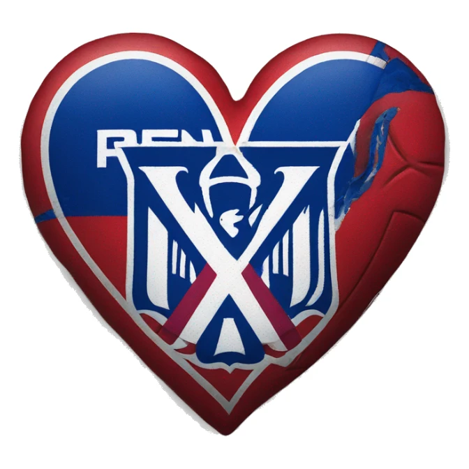 new york rangers heart  sticker