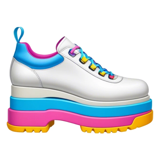 90’s spice girl platform shoes sticker