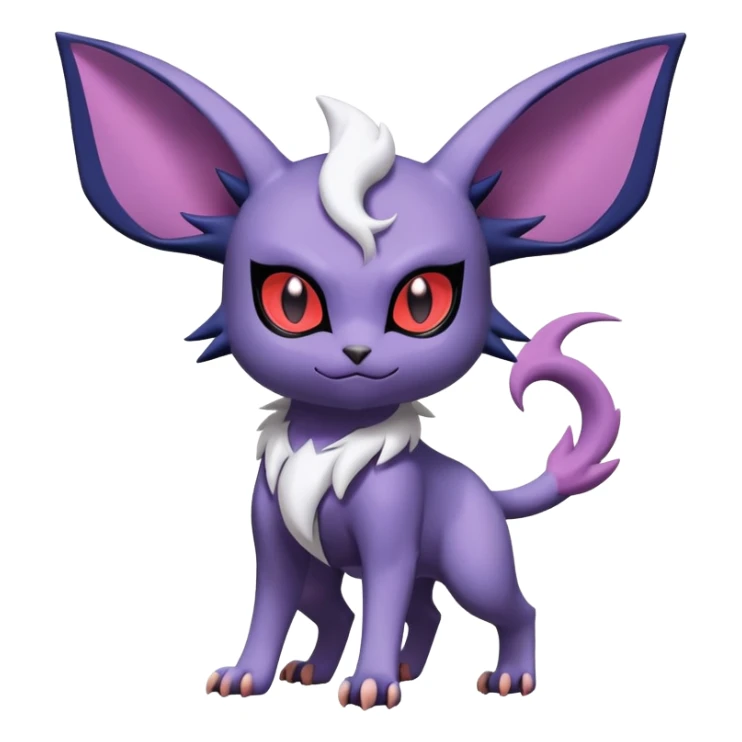 Litten-Absol-Noibat-Espeon-Hybrid (Full body) sticker