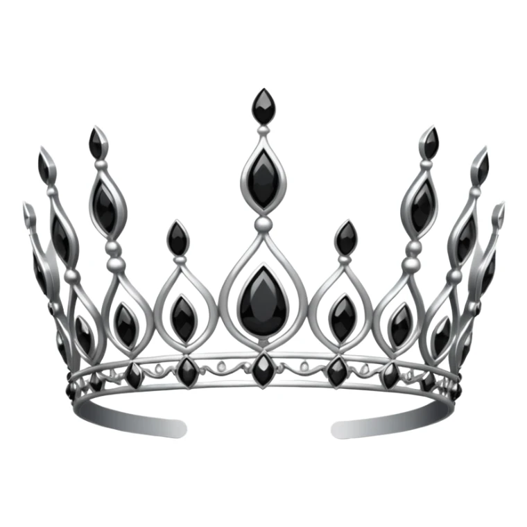 Gothic tiara sticker