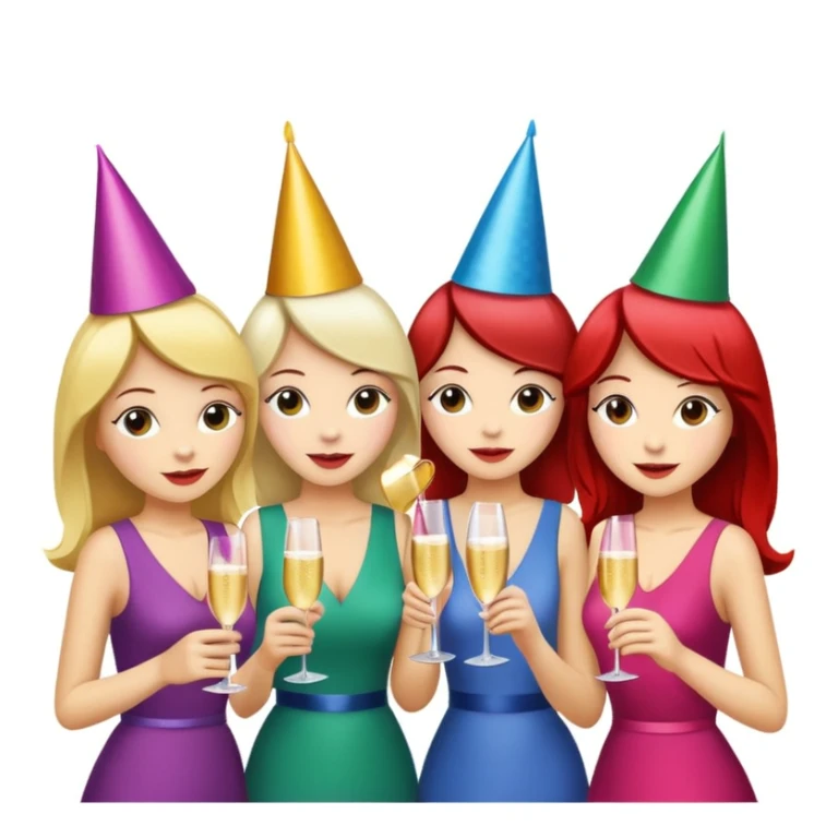 girls party in club sticker