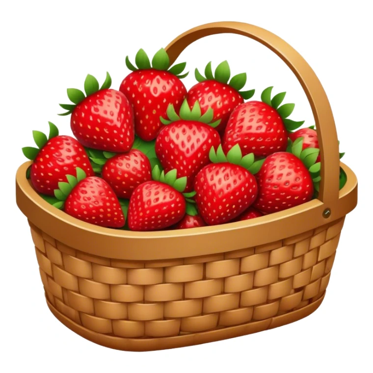 basket of strawberries sticker