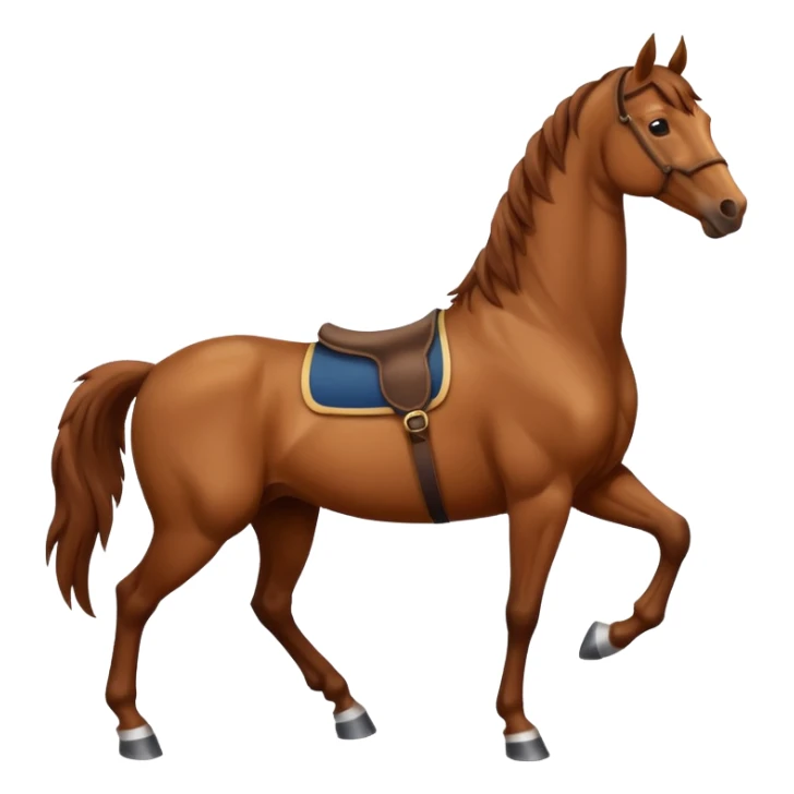 horse standing up on two feet sticker